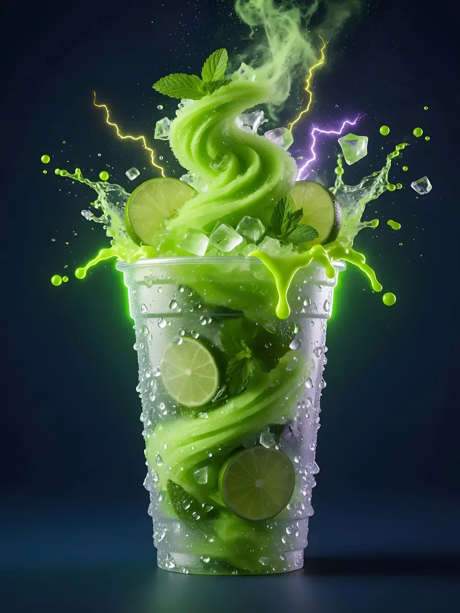 Tropical Lime Storm slushi