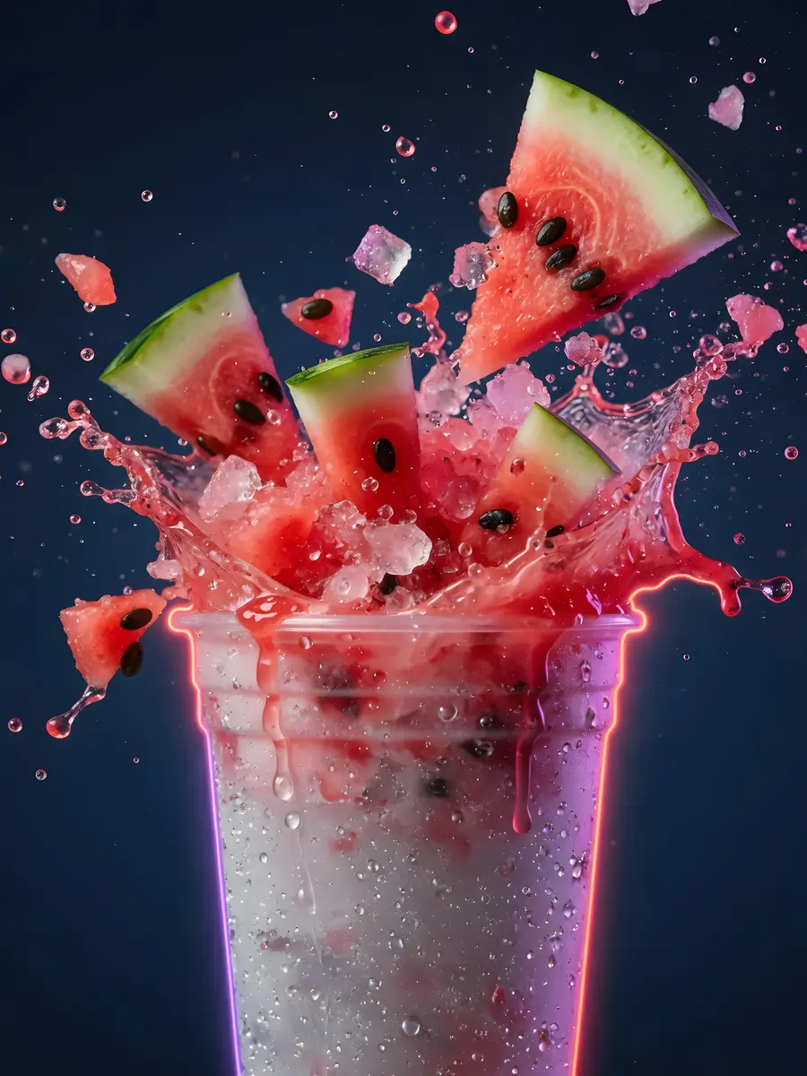 Watermelon Glacier slushi